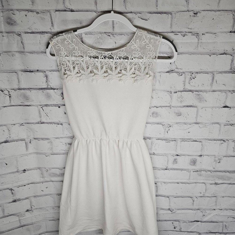 White Cotton Dress Juniors